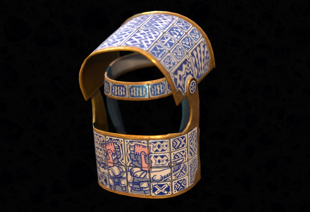 Porcelain Helmet