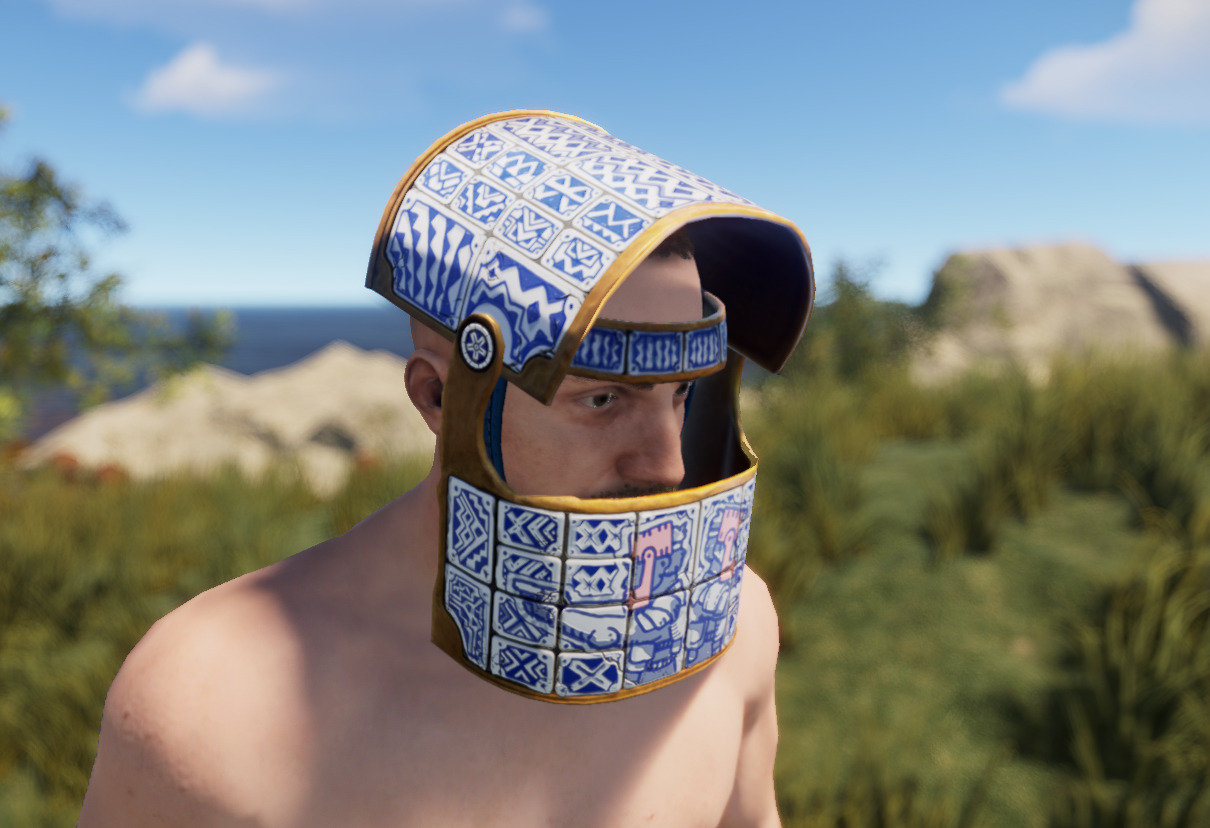 Porcelain Helmet