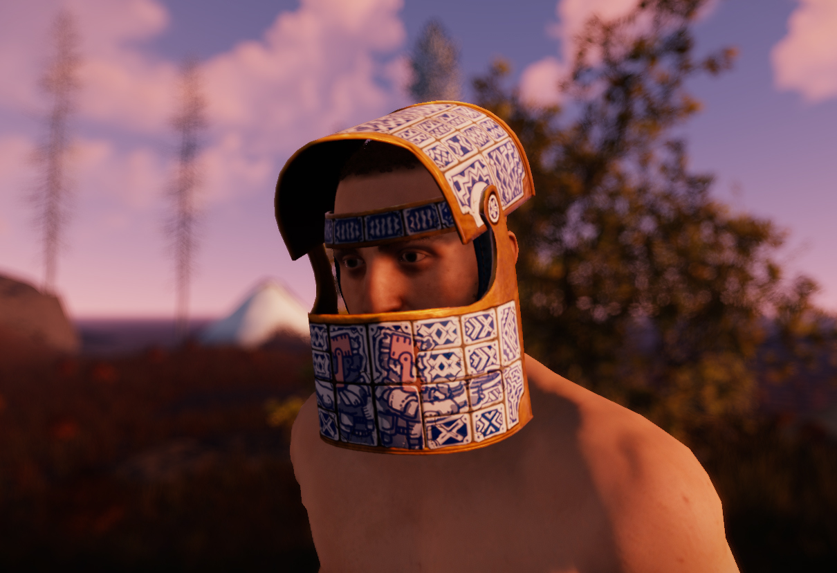 Porcelain Helmet