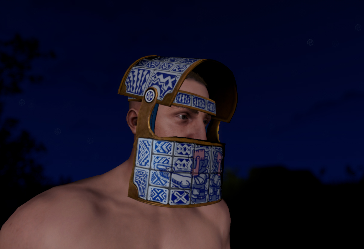Porcelain Helmet