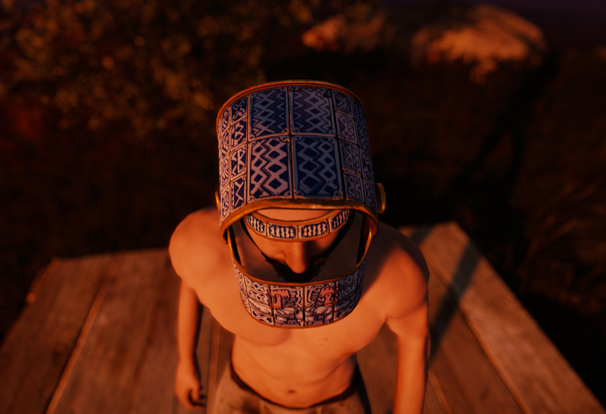 Porcelain Helmet