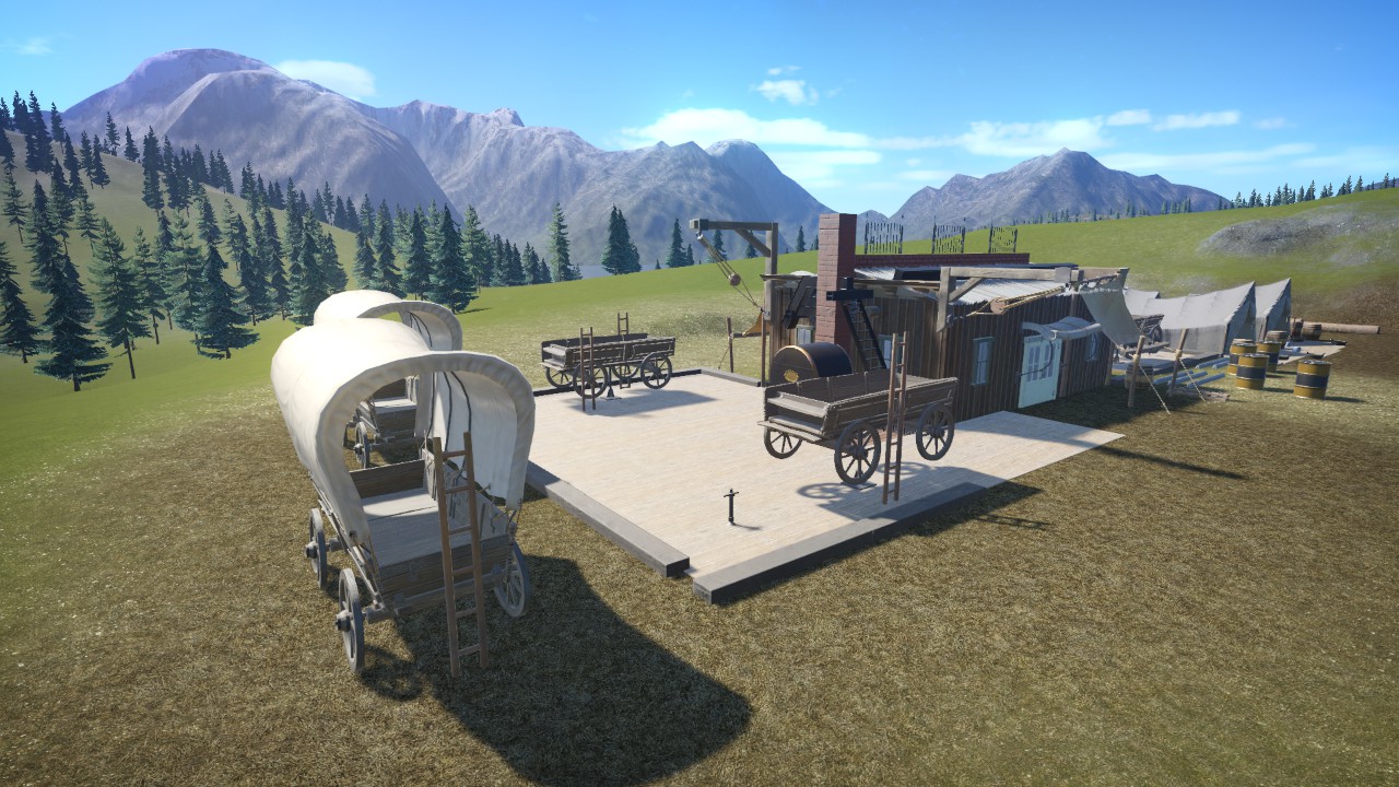 Waggon Repair Shop .