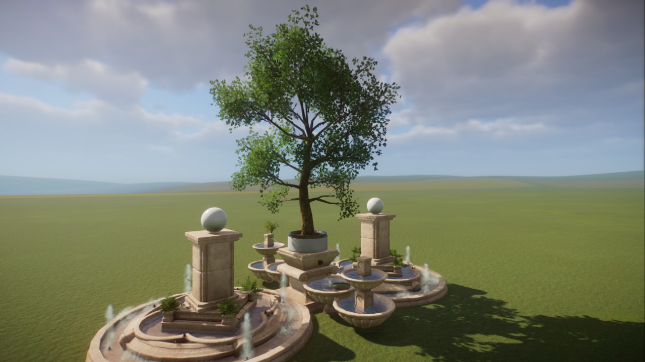 Mangrove Farn Brunnen