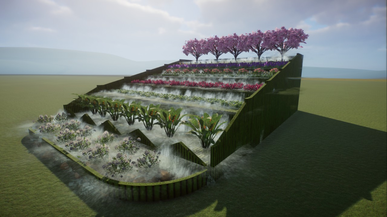 Aisan bamboo Step Garden