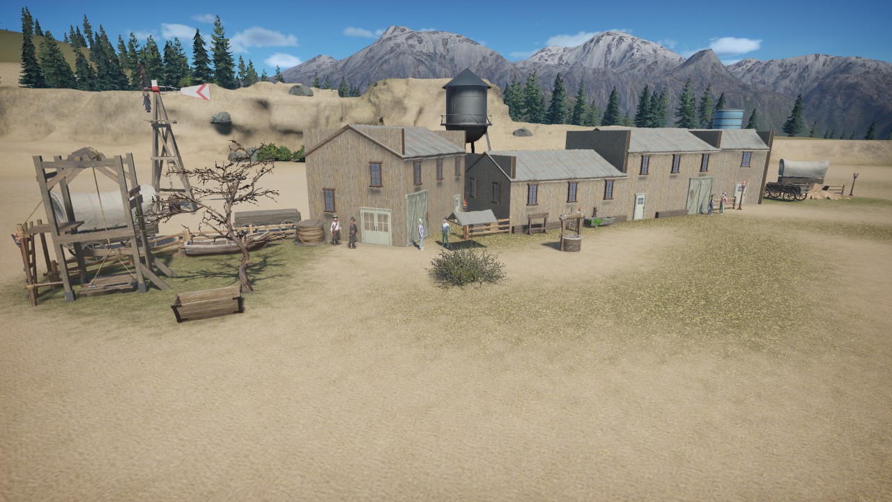 A Small Western  Town
