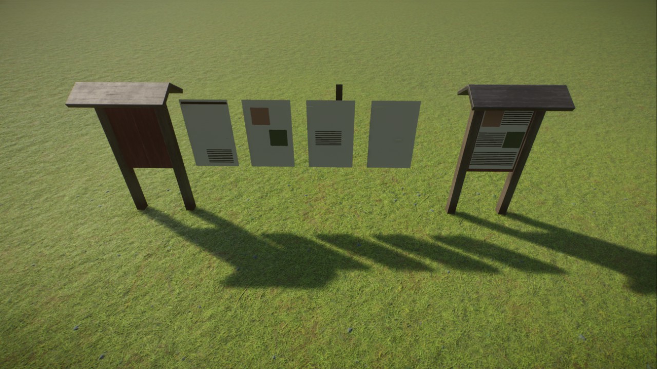 Customizable sign set 1