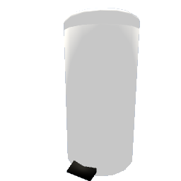 Pedal Bin - White Large