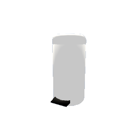Pedal Bin - White Small