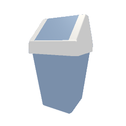 Pastel Flip Bin - Light Blue Small