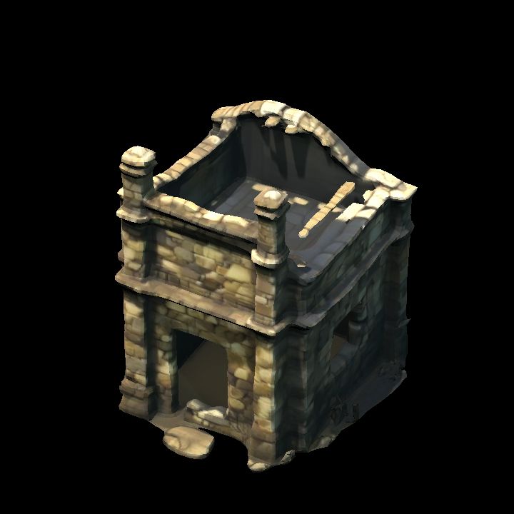 Ruined stone tower 2