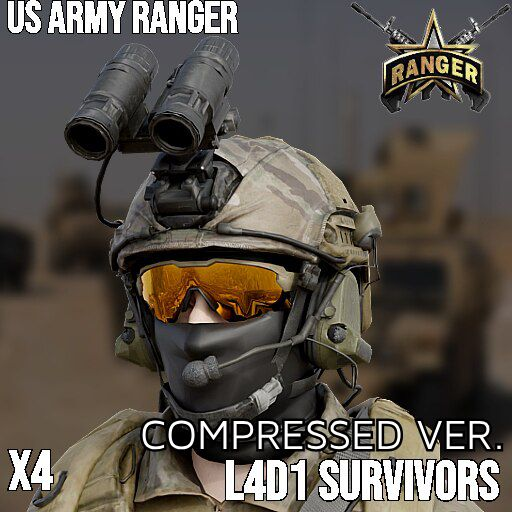 United States Army Ranger 75th Regiment (L4D1 Survivors) - Compressed Version