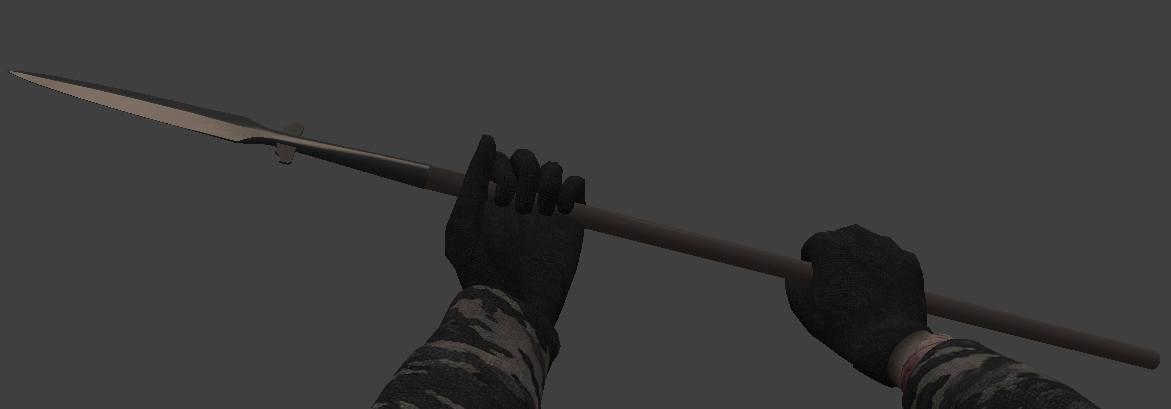 Leaf shaped spear preview