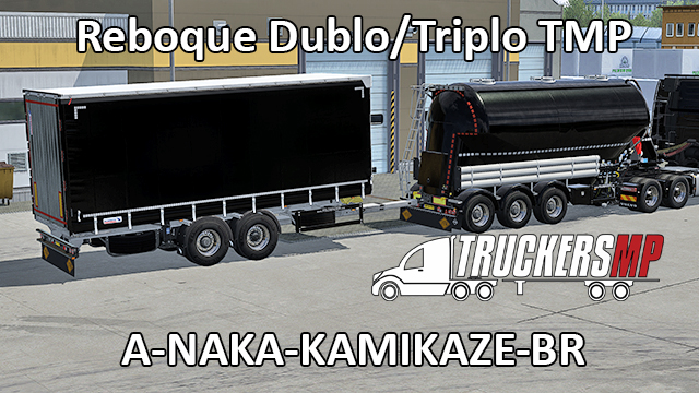 Reboque Dublo/Triplo TruckersMP TMP (A-Naka)