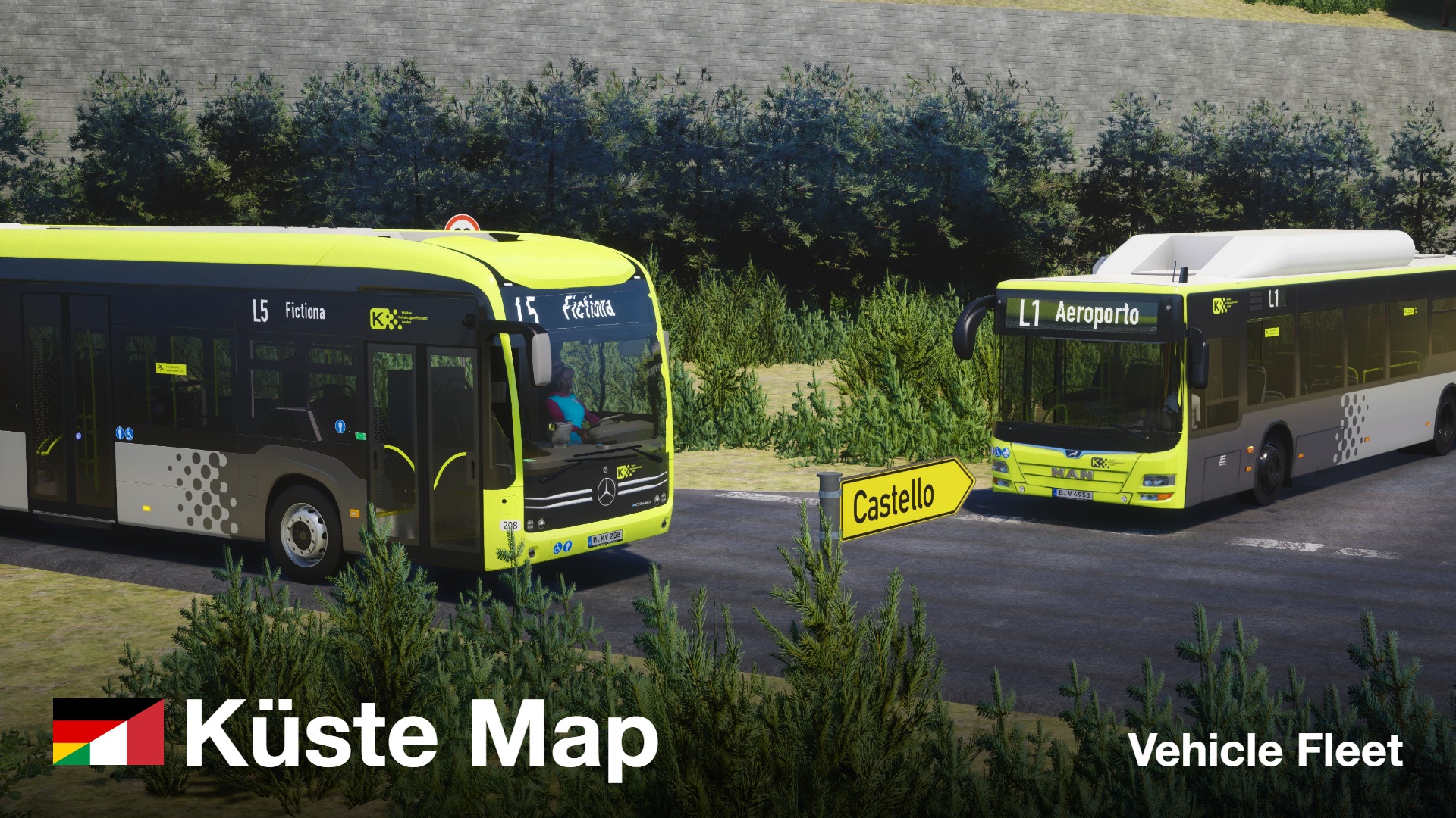 Küste Map | KVG Vehicle Fleet