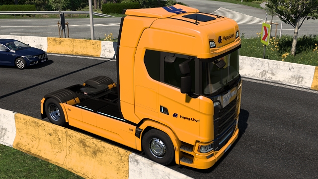 8K HAPAG LLOYD SCANIA S BEV BY RODONITCHO MODS 2.0 1.40 1.59 03 06 2026