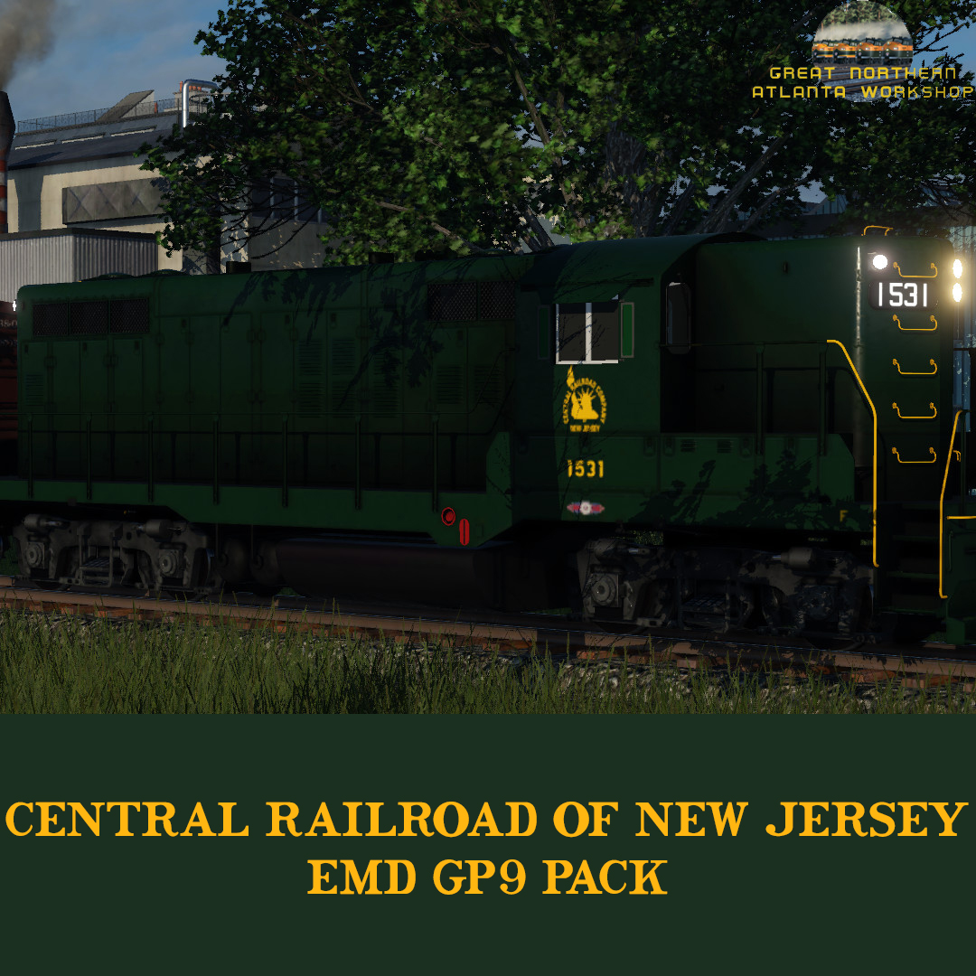 Central Railroad of New Jersey EMD GP9M Pack