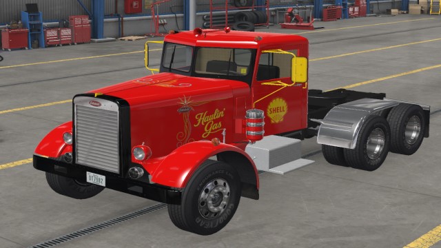 Peterbilt 351 Shell Oil Paint Skin