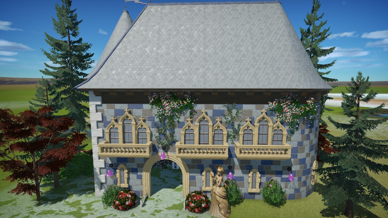 Alpine Fantasy Building _Shops