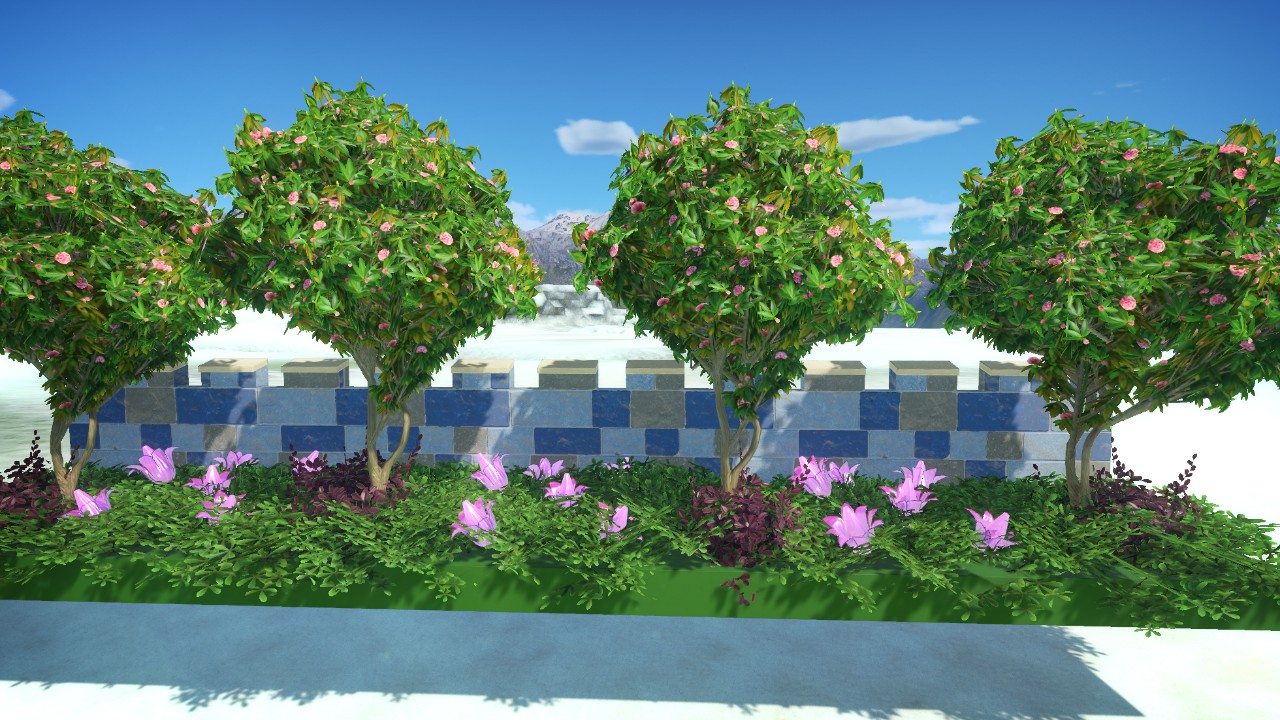 Fantasy Castle Hedge
