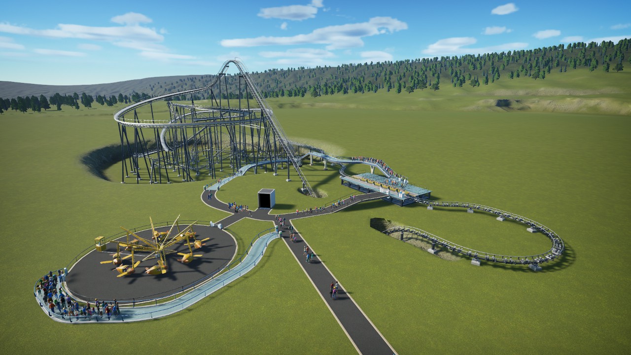 Space Mountain De la Terre a la Lune and Orbitron