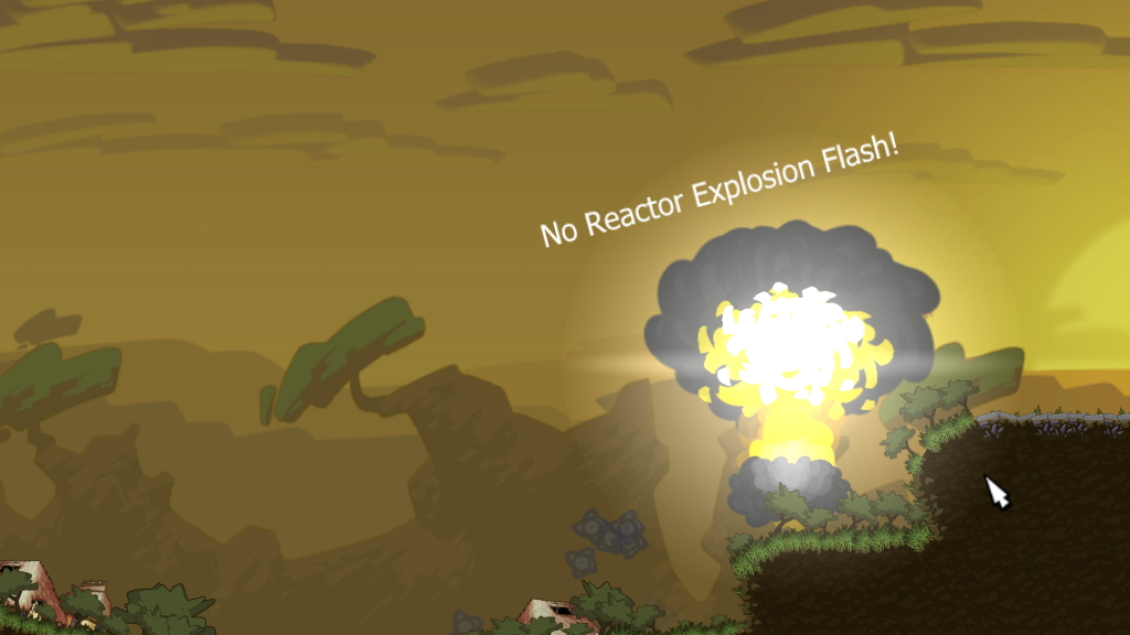 Less Intense Core Flash