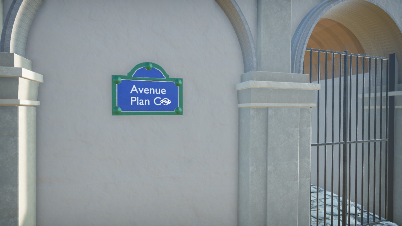 PLAQUE DE RUE - 1 Meter
