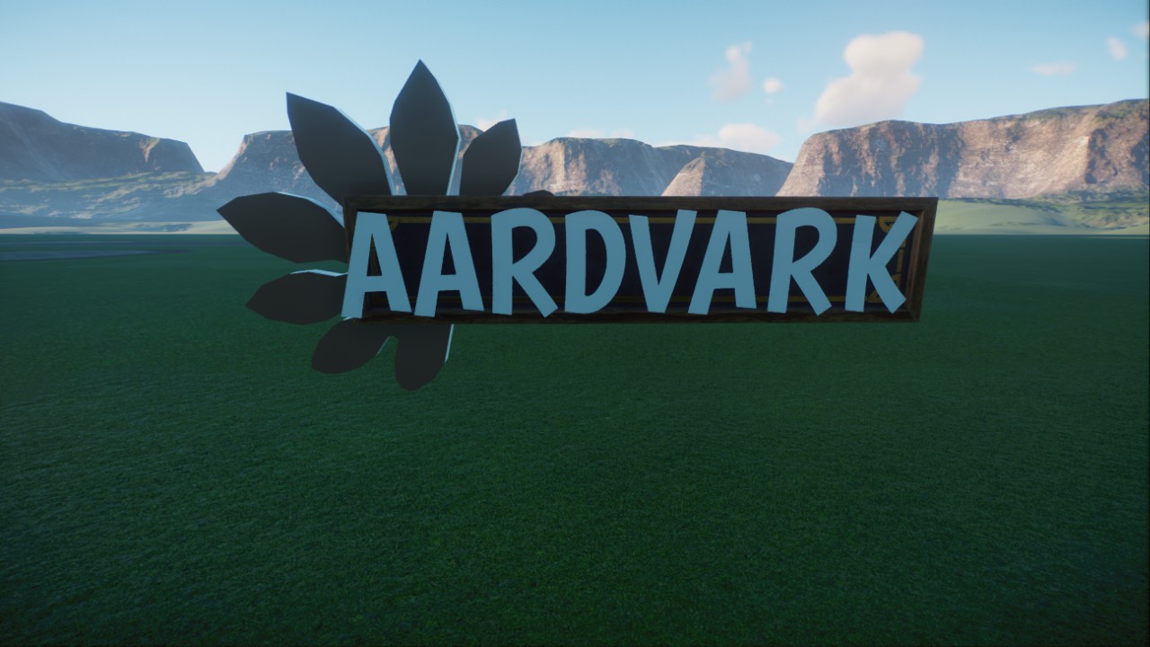 Aardvark Sign