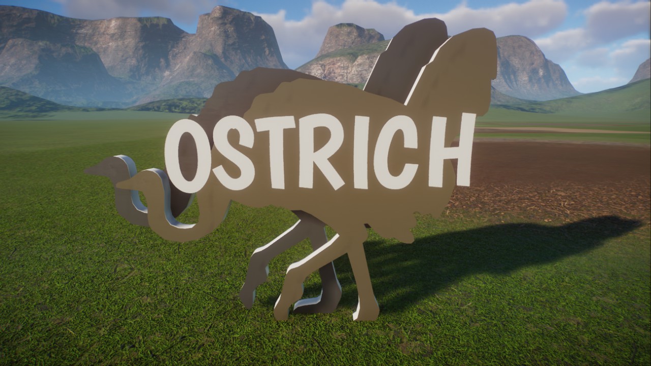 Ostrich Sign