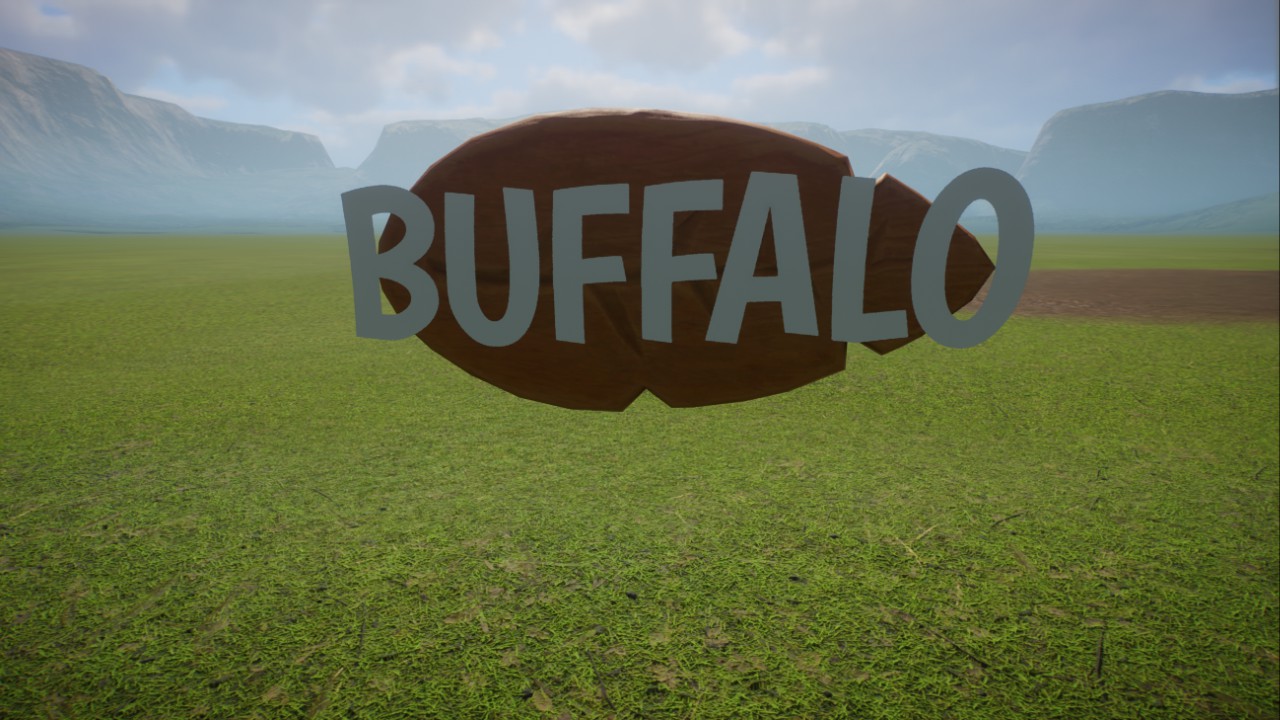 Buffalo Sign