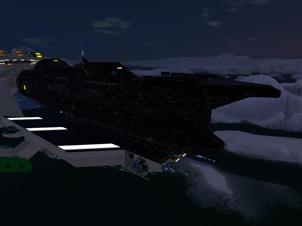 ghost ship in asteroid