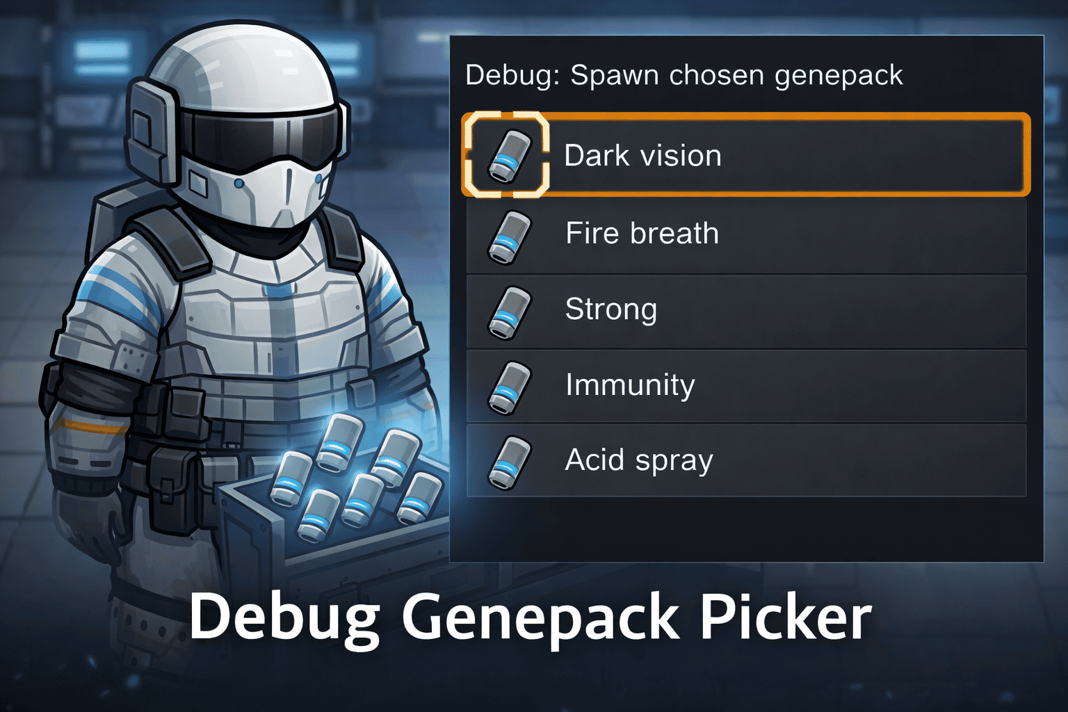 Debug Genepack Picker