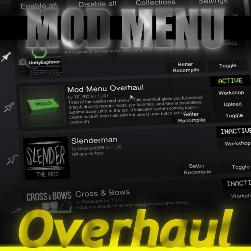 Mod Menu Overhaul [Collection Update]