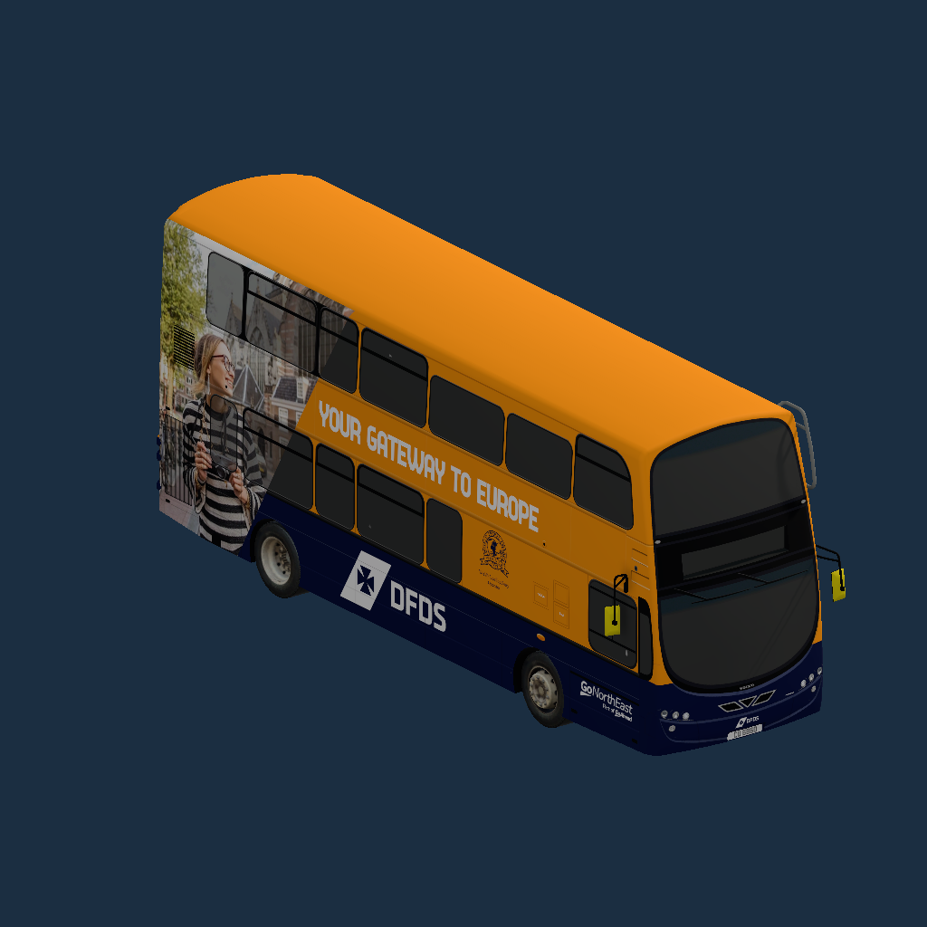 Go North East DFDS Yellow