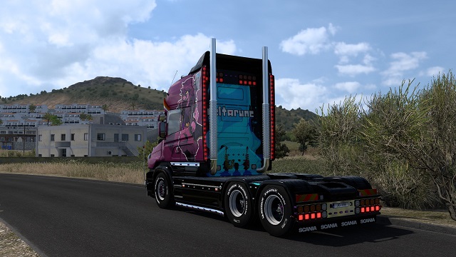 RJL Scania T Susie Deltarune skin