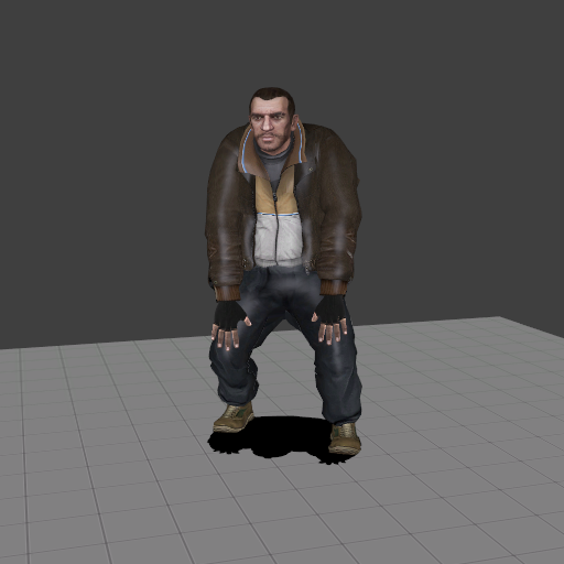 niko bellic over antlion guard (GTA IV)