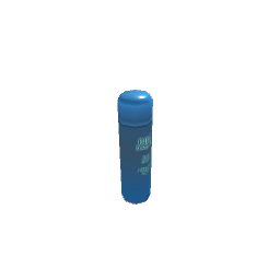 Can of Hairspray in blue