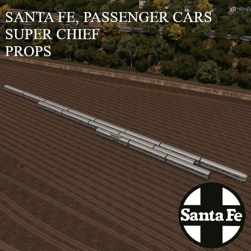 Super Chief Passenger Car props preview