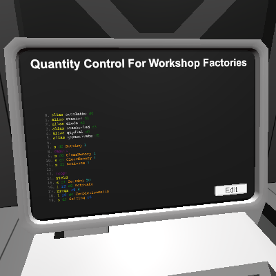Quantity Control For Workshop Factories