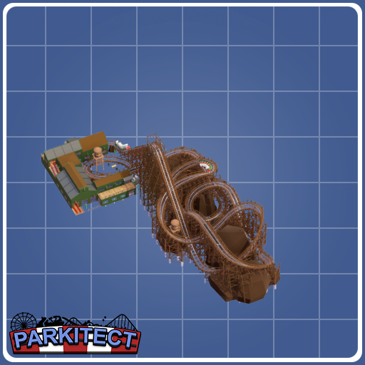 Silence - Western Wooden Coaster 4 Trains