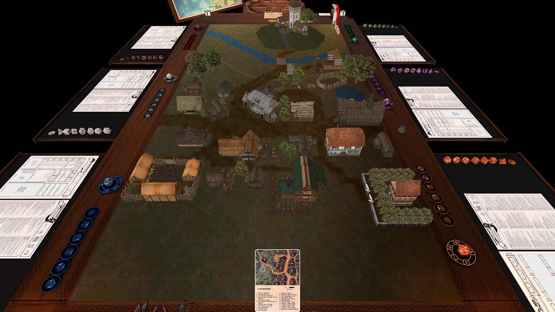 D&D-3d Longsaddle Village Map - WalBanger