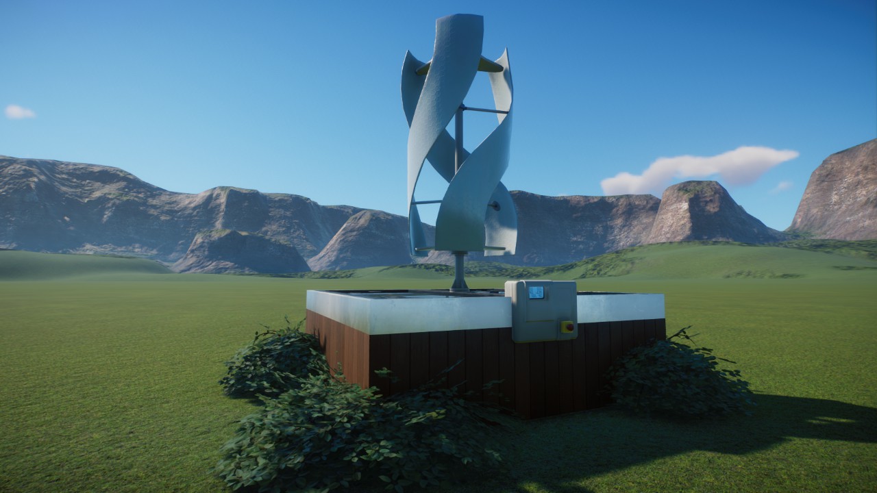Compact Modern Wind Turbine