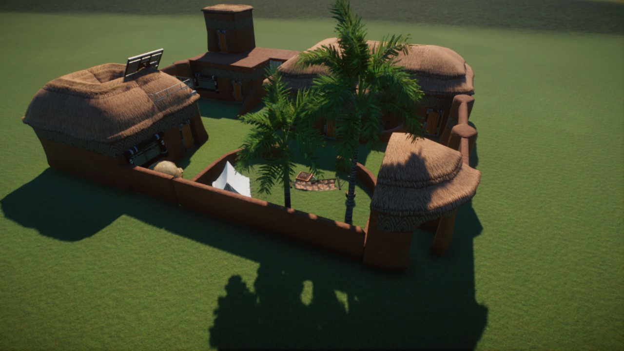 Affrican staff village