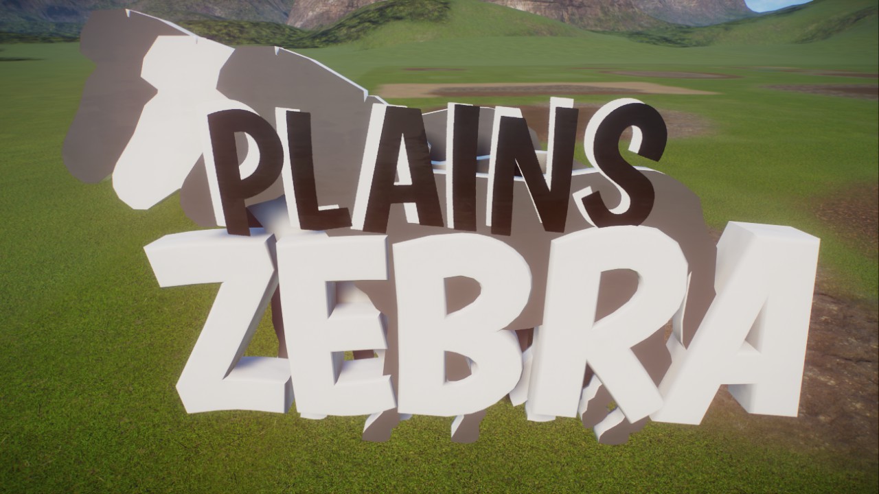 Plains Zebra Sign