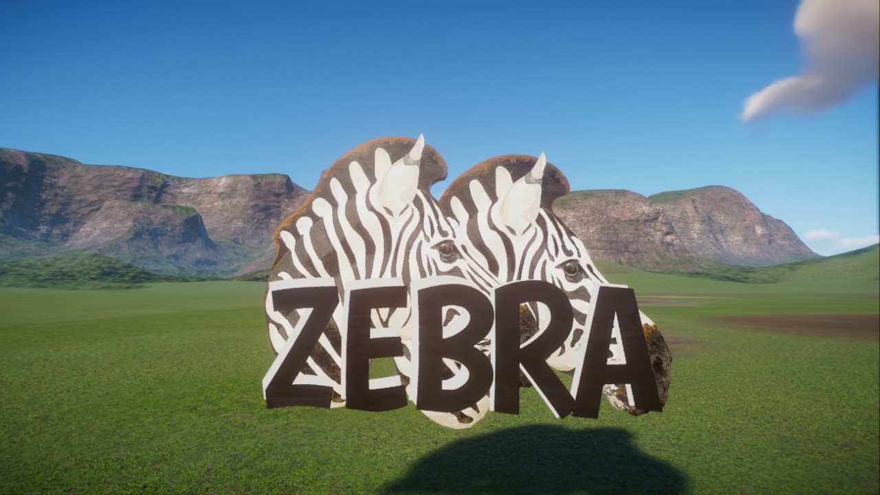 Zebra Sign