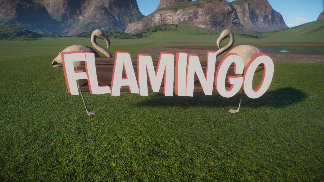 Greater Flamingo Sign