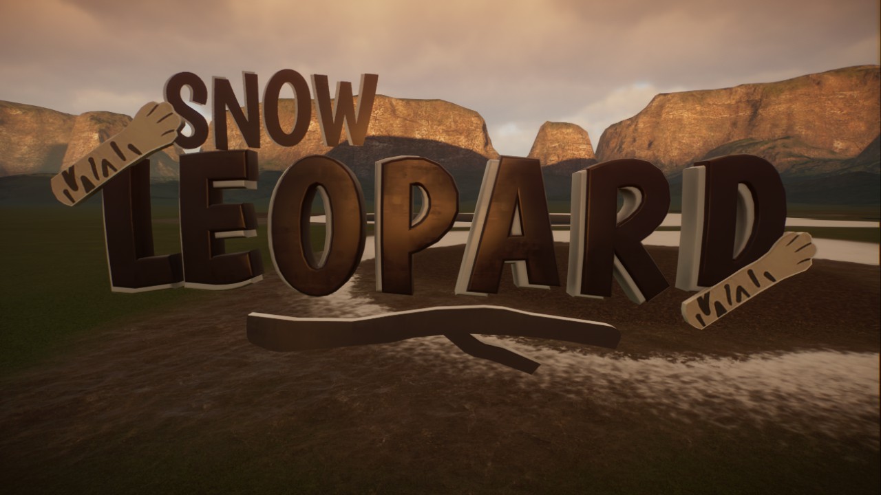 Snow Leopard Sign
