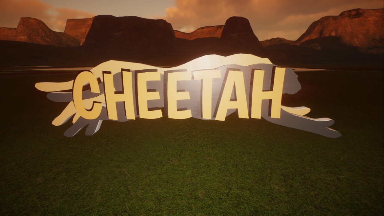 Cheetah Sign