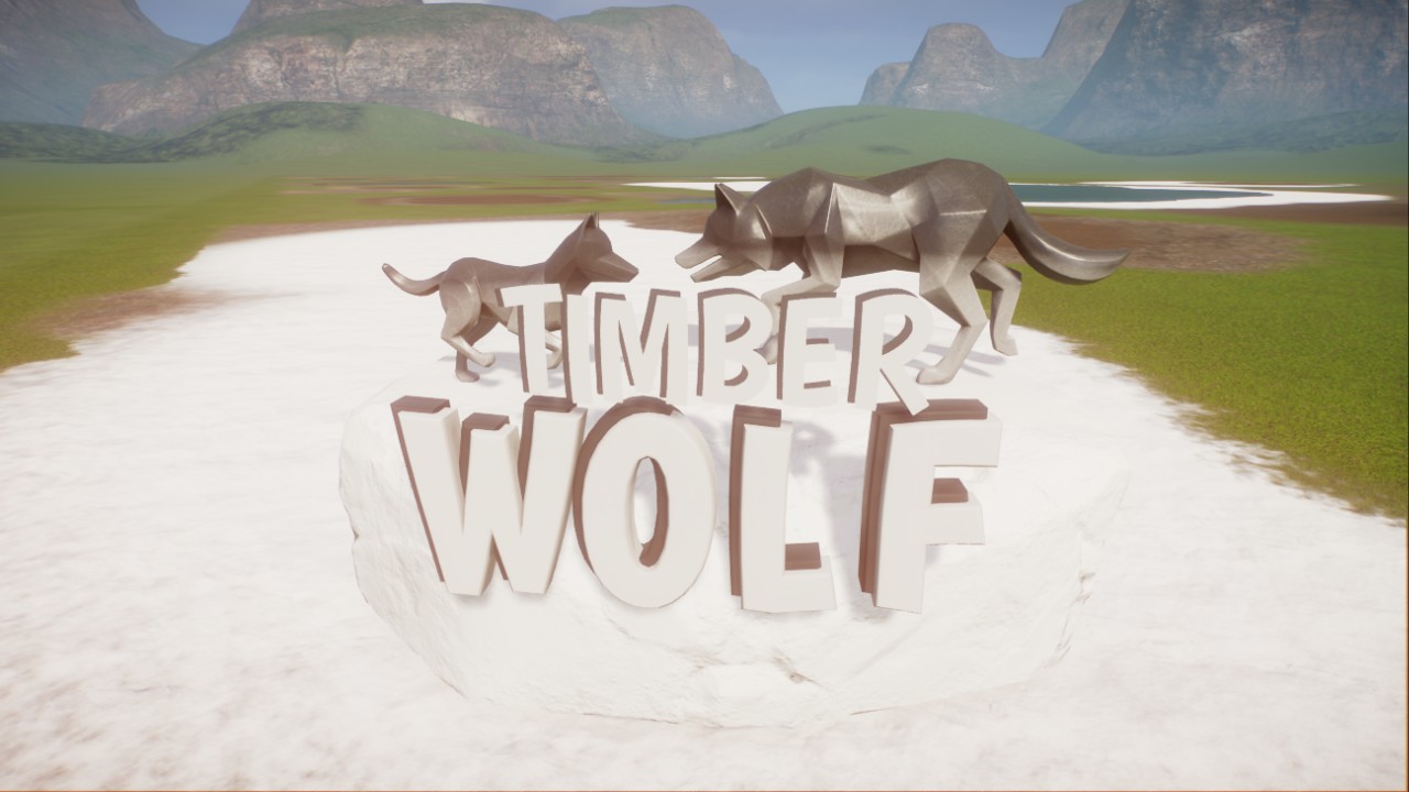 Timber Wolf Display