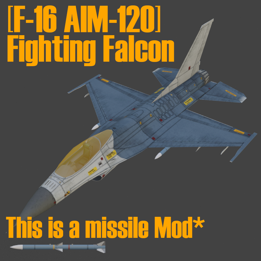 [F-16 AIM-120] Fighting Falcon
