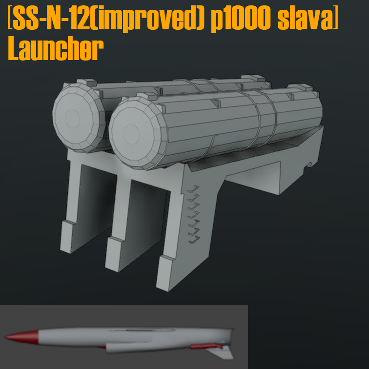 [SS-N-12(improved) p1000 slava]Launcher
